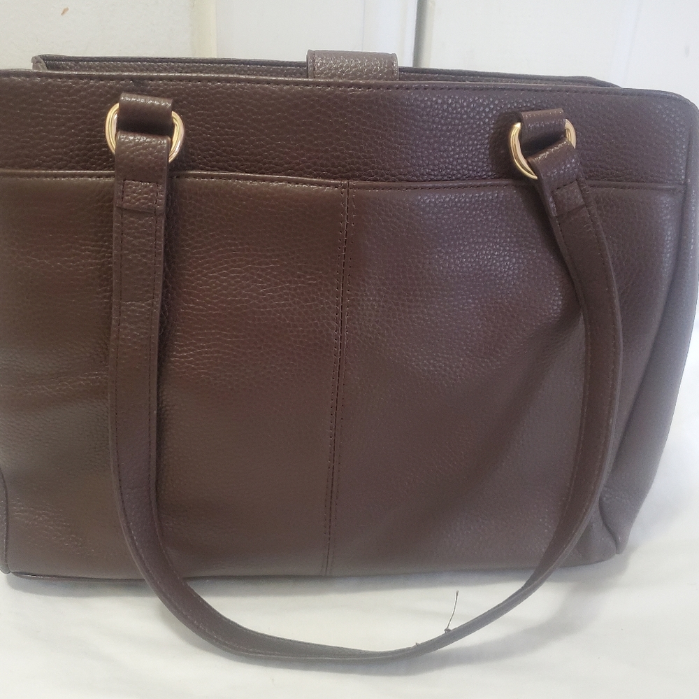 Giani Bernini Horse-Bit Leather Satchel - Picture 2 of 6
